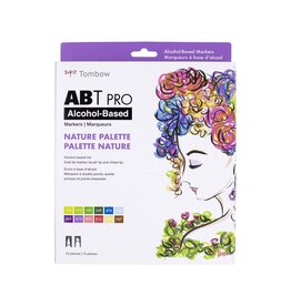TOMBOW TOMBOW ABT PRO NATURE PALETTE ALCOHOL-BASED MARKERS 12/PK