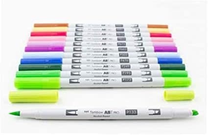 TOMBOW TOMBOW ABT PRO NATURE PALETTE ALCOHOL-BASED MARKERS 12/PK