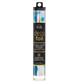 THERMOWEB ICRAFT DECO FOIL TRANSFER SHEETS LAPIS WATERCOLOR 6x12 5 SHEETS