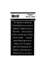 RANGER DYLUSIONS BIGGER BACK CHAT STICKERS BLACK SET #4
