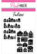 PINK & MAIN PINK & MAIN FOILABLES CHRISTMAS VILLAGE PANELS
