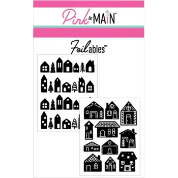 PINK & MAIN PINK & MAIN FOILABLES CHRISTMAS VILLAGE PANELS
