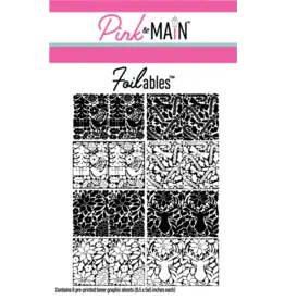 PINK & MAIN PINK & MAIN FOILABLES HOLLY-DAYS BACKGROUND FOILABLE SHEETS