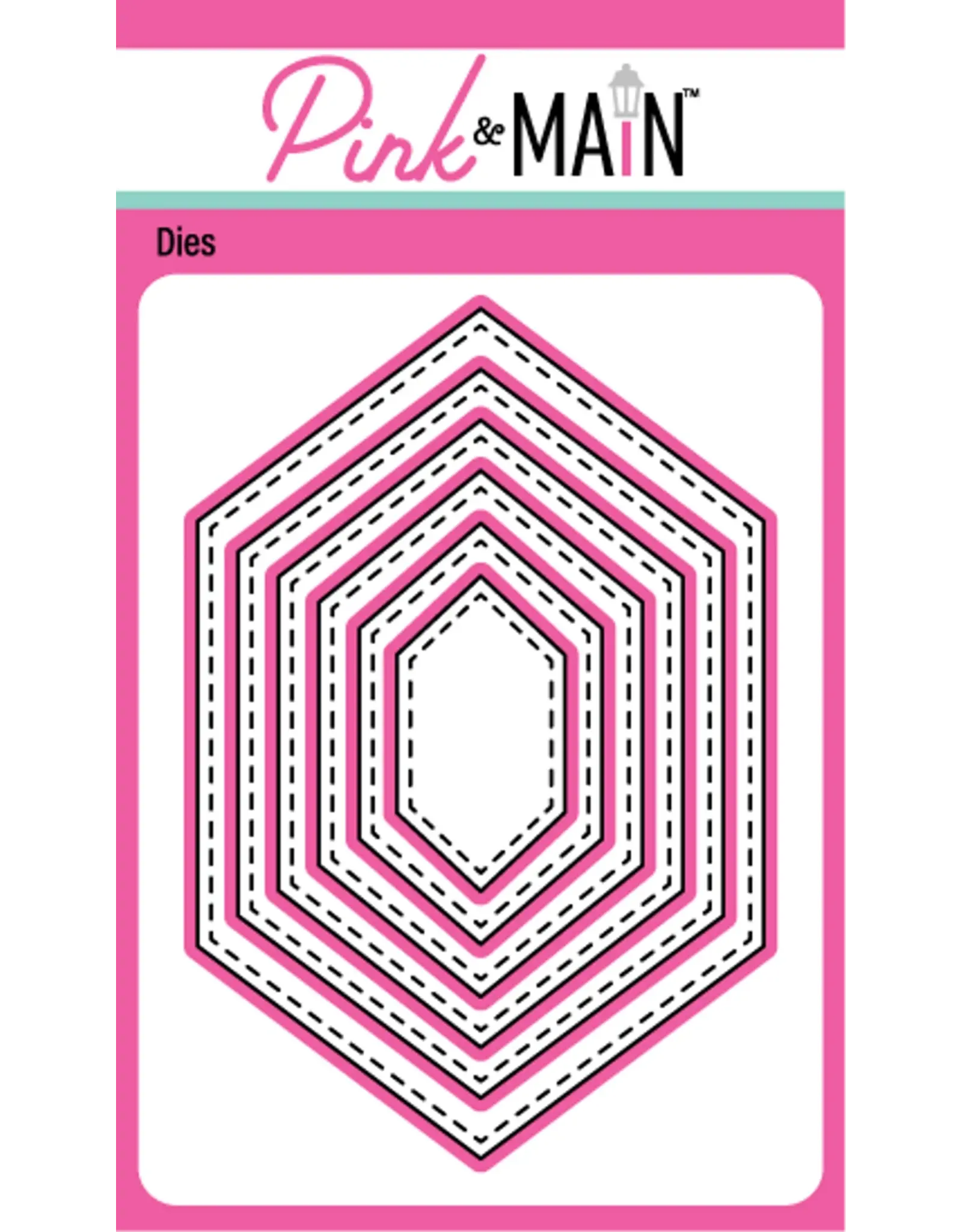 PINK & MAIN PINK & MAIN OBLONG STITCHED HEXAGON DIE SET