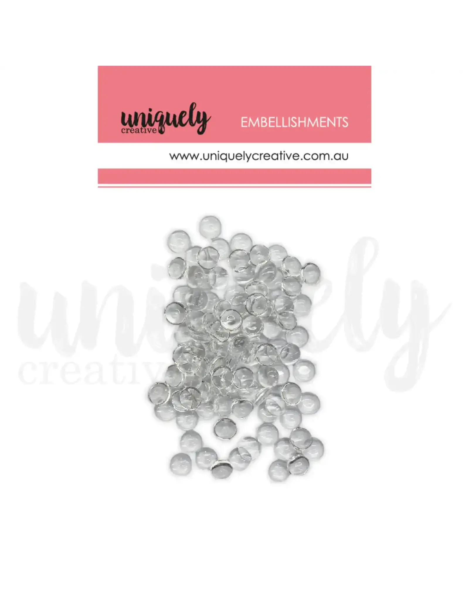 UNIQUELY CREATIVE UNIQUELY CREATIVE 10mm GLASS DOMES 100/PK