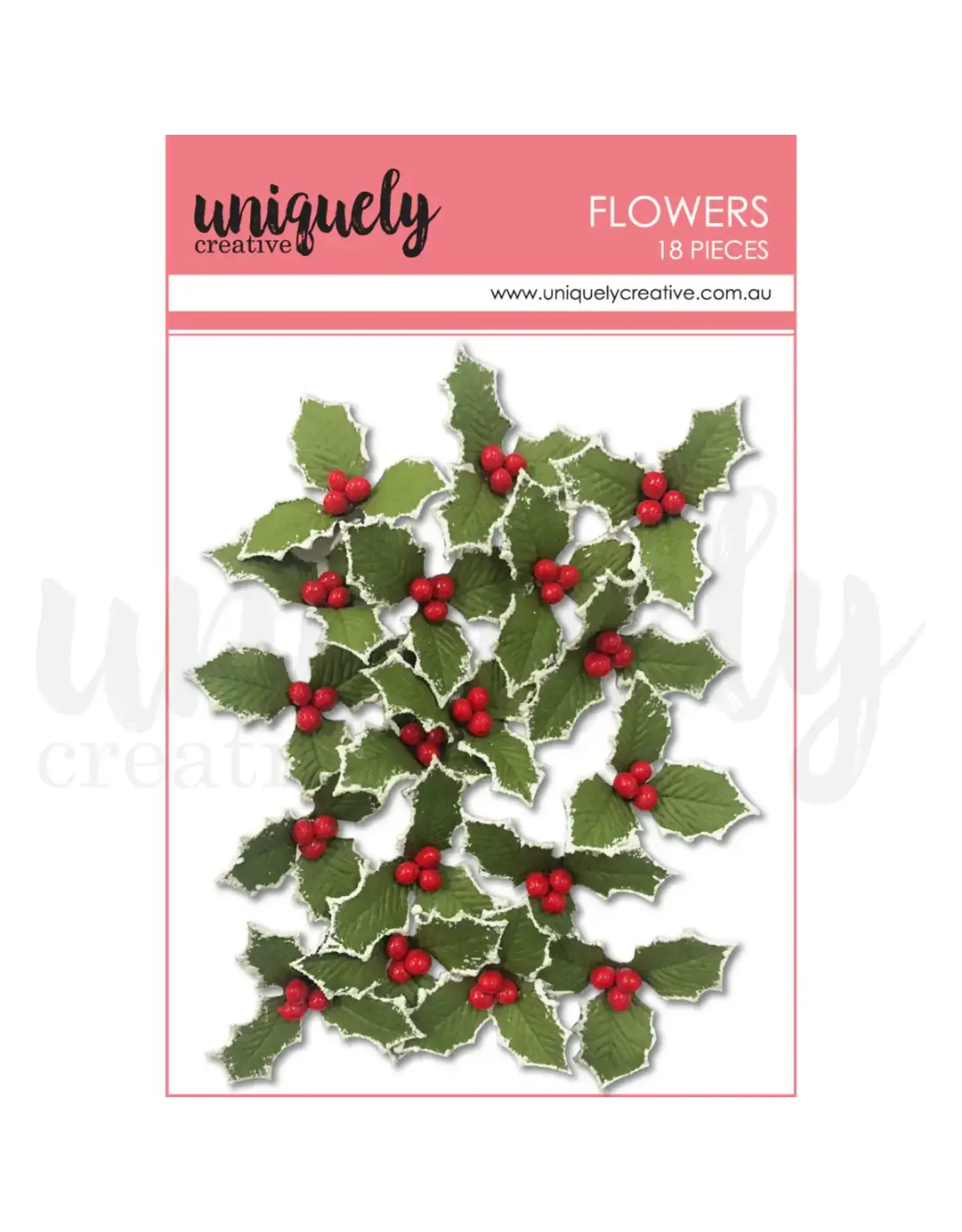 UNIQUELY CREATIVE UNIQUELY CREATIVE CHRISTMAS HOLLY FLOWERS