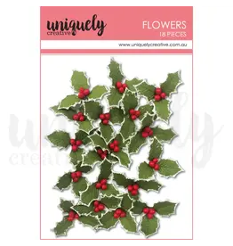 UNIQUELY CREATIVE UNIQUELY CREATIVE CHRISTMAS HOLLY FLOWERS