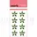 UNIQUELY CREATIVE UNIQUELY CREATIVE CHRISTMAS GREEN PEARL POSY STICKERS