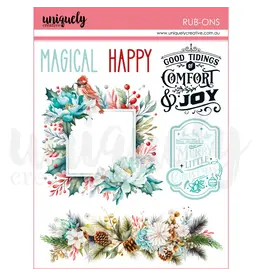 UNIQUELY CREATIVE UNIQUELY CREATIVE BE MERRY RUB-ONS