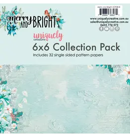 UNIQUELY CREATIVE UNIQUELY CREATIVE MERRY AND BRIGHT 6x6 COLLECTION PACK