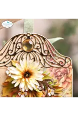 ELIZABETH CRAFT DESIGNS ELIZABETH CRAFT DESIGNS PAPER FLOWERS BY ANGELICA TURNER AUTUMN FANCY CORNERS DIE SET