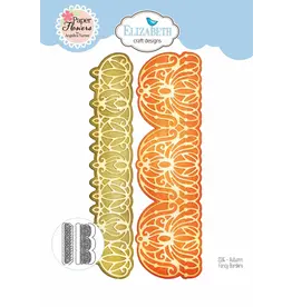 ELIZABETH CRAFT DESIGNS ELIZABETH CRAFT DESIGNS PAPER FLOWERS BY ANGELICA TURNER AUTUMN FANCY BORDERS DIE SET
