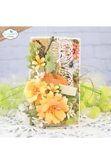 ELIZABETH CRAFT DESIGNS ELIZABETH CRAFT DESIGNS PAPER FLOWERS BY ANGELICA TURNER AUTUMN FANCY BORDERS DIE SET