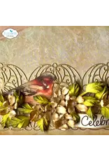 ELIZABETH CRAFT DESIGNS ELIZABETH CRAFT DESIGNS PAPER FLOWERS BY ANGELICA TURNER AUTUMN FANCY BORDERS DIE SET