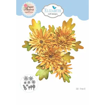 ELIZABETH CRAFT DESIGNS ELIZABETH CRAFT DESIGNS PAPER FLOWERS BY ANGELICA TURNER FLORALS 32 DIE SET