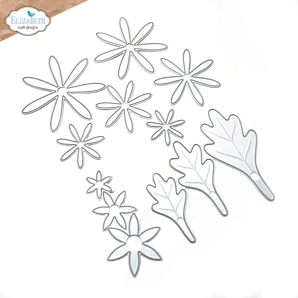 ELIZABETH CRAFT DESIGNS ELIZABETH CRAFT DESIGNS PAPER FLOWERS BY ANGELICA TURNER FLORALS 32 DIE SET