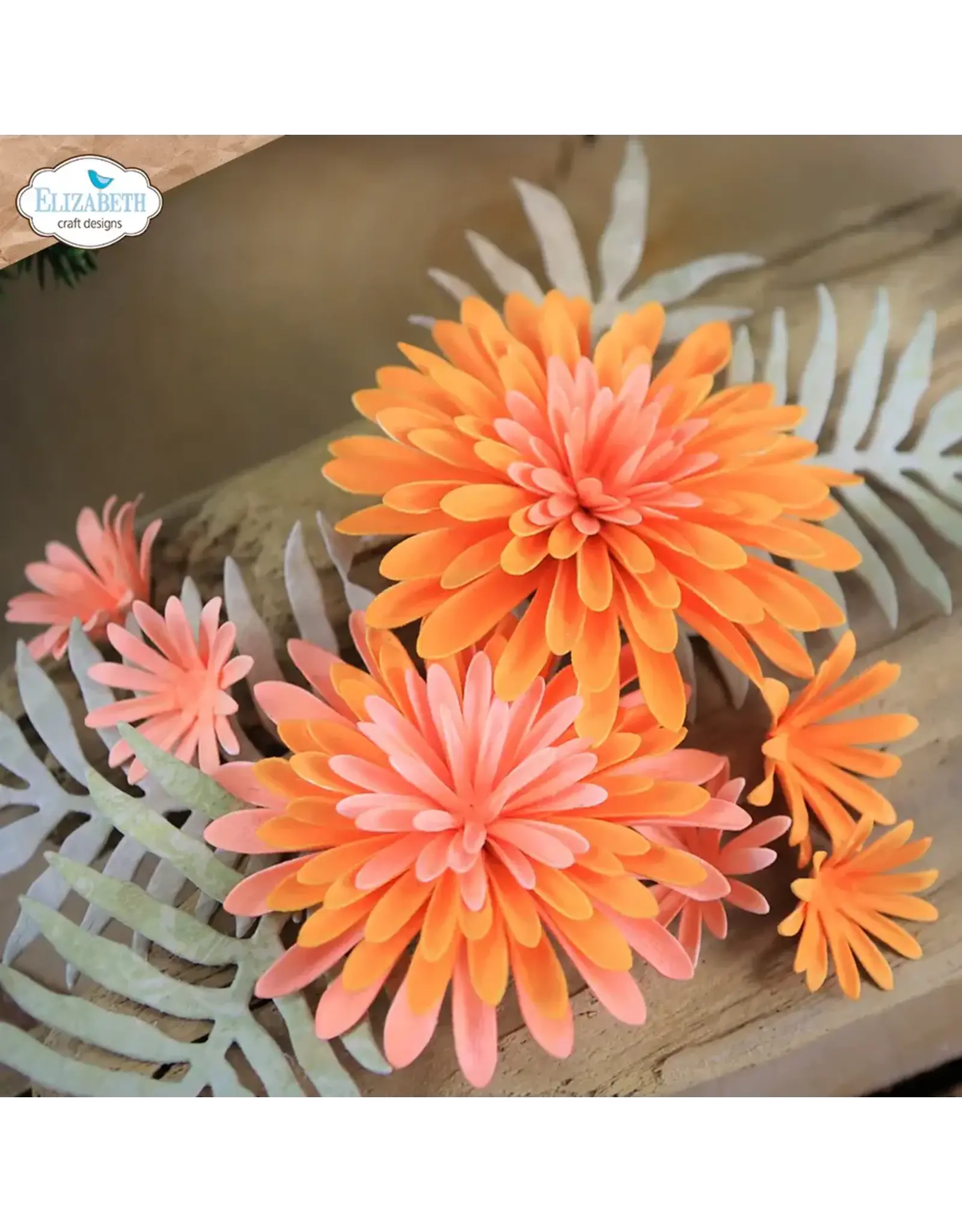 ELIZABETH CRAFT DESIGNS ELIZABETH CRAFT DESIGNS PAPER FLOWERS BY ANGELICA TURNER FLORALS 32 DIE SET