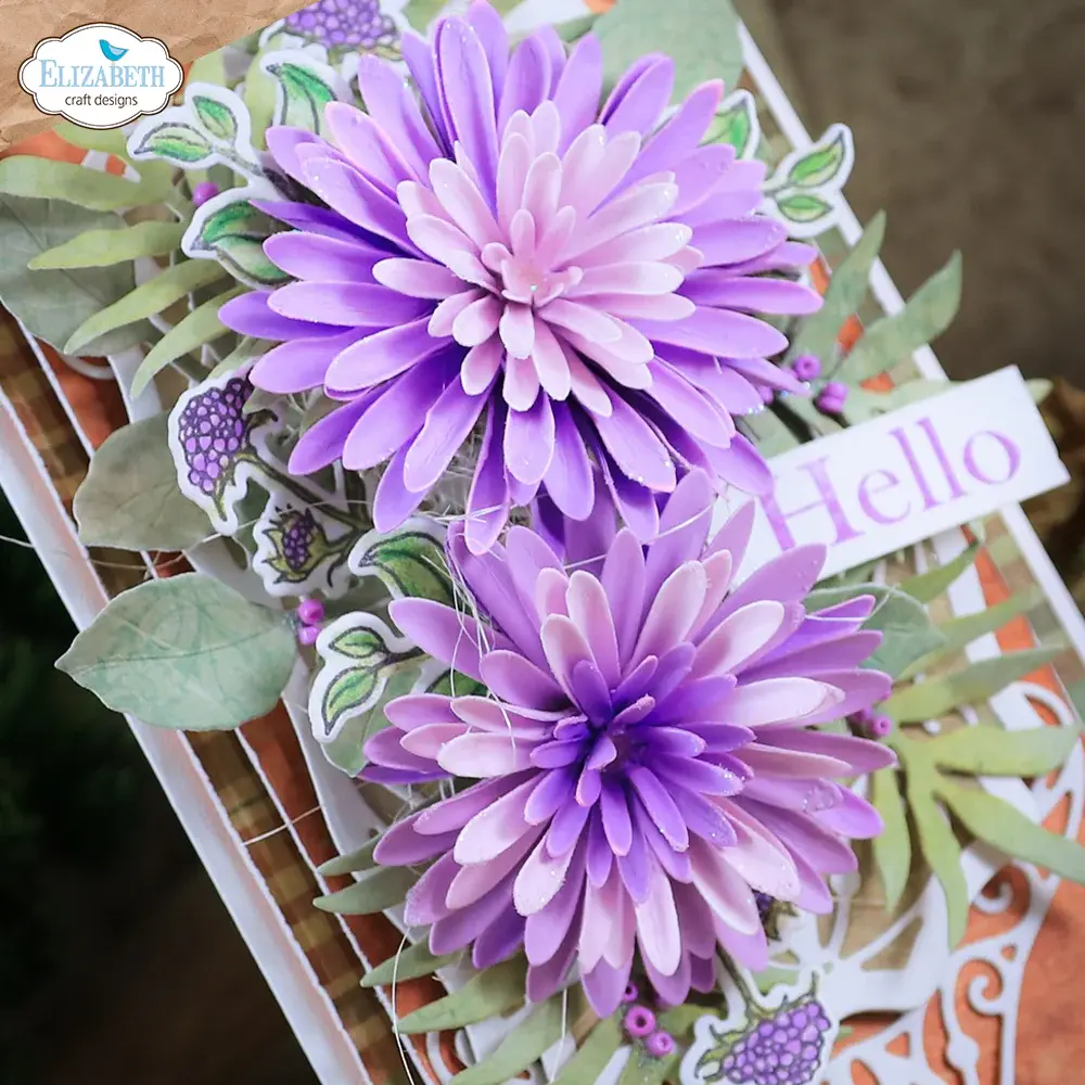 ELIZABETH CRAFT DESIGNS ELIZABETH CRAFT DESIGNS PAPER FLOWERS BY ANGELICA TURNER FLORALS 32 DIE SET