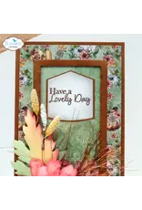 ELIZABETH CRAFT DESIGNS ELIZABETH CRAFT DESIGNS PAPER FLOWERS BY ANGELICA TURNER AUTUMN GREETINGS CLEAR STAMP SET