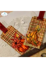 ELIZABETH CRAFT DESIGNS ELIZABETH CRAFT DESIGNS PAPER FLOWERS BY ANGELICA TURNER AUTUMN HARVEST FLORALS CLEAR STAMP & DIE SET