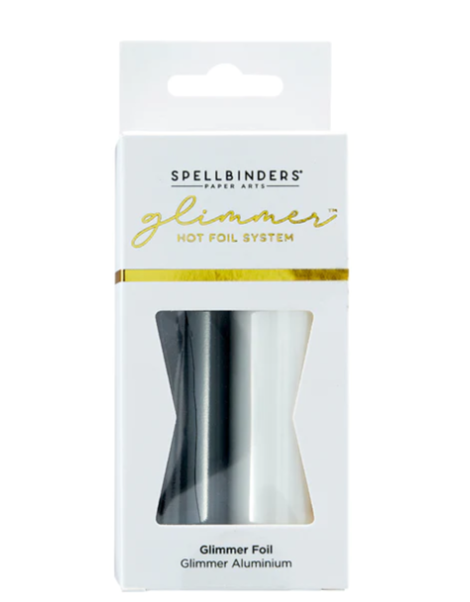 SPELLBINDERS SPELLBINDERS GLIMMER FOIL OPAQUE BLACK & WHITE 2 PACK