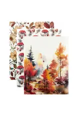 SPELLBINDERS SPELLBINDERS WOODLAND TALES COLLECTION FOILED ACETATE & VELLUM SHEETS 8.5x11 6/PK