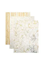 SPELLBINDERS SPELLBINDERS WOODLAND TALES COLLECTION FOILED ACETATE & VELLUM SHEETS 8.5x11 6/PK