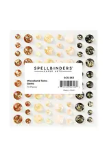 SPELLBINDERS SPELLBINDERS WOODLAND TALES COLLECTION GOLD FLECKED GEMSTONES