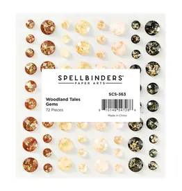 SPELLBINDERS SPELLBINDERS WOODLAND TALES COLLECTION GOLD FLECKED GEMSTONES