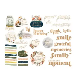 SPELLBINDERS SPELLBINDERS WOODLAND TALES COLLECTION SENTIMENTS DIE-CUTS 72/PK