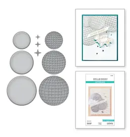 SPELLBINDERS SPELLBINDERS CARISSA WILEY SHINE BRIGHT COLLECTION DISCO BALLS ETCHED DIE SET