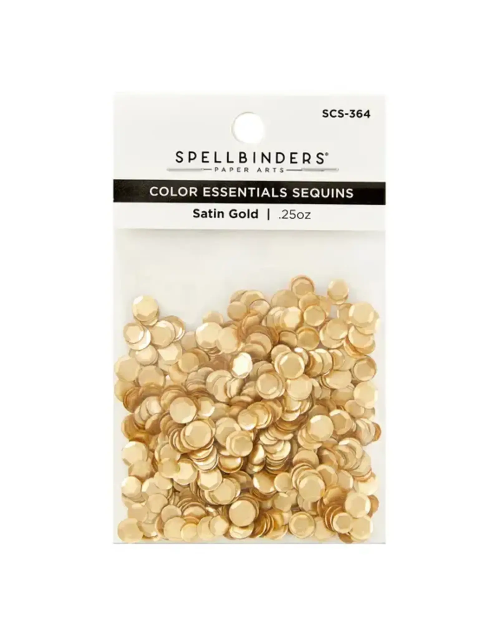 SPELLBINDERS SPELLBINDERS WOODLAND TALES COLLECTION SATIN GOLD SEQUINS