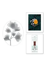 SPELLBINDERS SPELLBINDERS WOODLAND TALES COLLECTION GINGKO LEAVES WAX SEAL STAMP