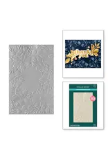 SPELLBINDERS SPELLBINDERS WOODLAND TALES COLLECTION FRESH PICKED FLORAL FRAME 3D EMBOSSING FOLDER