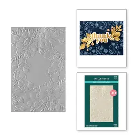 SPELLBINDERS SPELLBINDERS WOODLAND TALES COLLECTION FRESH PICKED FLORAL FRAME 3D EMBOSSING FOLDER