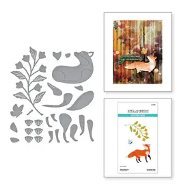 SPELLBINDERS SPELLBINDERS WOODLAND TALES COLLECTION FINLEY THE FOX ETCHED DIE