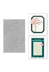 SPELLBINDERS SPELLBINDERS YANA SMAKULA AMARYLLIS CHRISTMAS COLLECTION AMARYLLIS GARDEN 3D EMBOSSING FOLDER