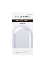 SPELLBINDERS SPELLBINDERS STYLISH OVAL SHAKER DOMES 6/PK