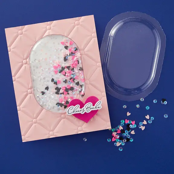SPELLBINDERS SPELLBINDERS STYLISH OVAL SHAKER DOMES 6/PK