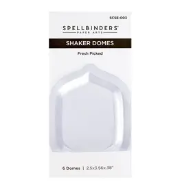 SPELLBINDERS SPELLBINDERS FRESH PICKED SHAKER DOMES 6/PK