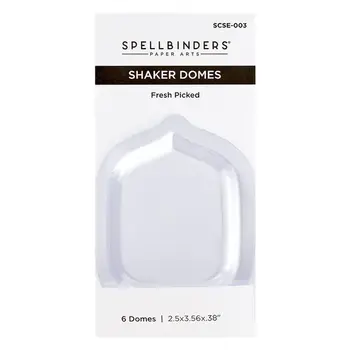 SPELLBINDERS SPELLBINDERS FRESH PICKED SHAKER DOMES 6/PK