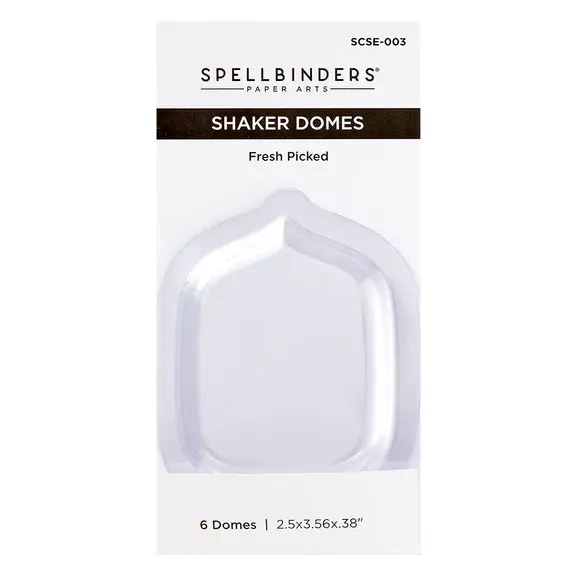 SPELLBINDERS SPELLBINDERS FRESH PICKED SHAKER DOMES 6/PK