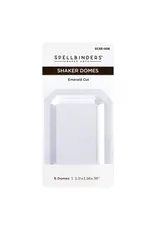 SPELLBINDERS SPELLBINDERS EMERALD CUT SHAKER DOMES 6/PK