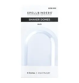 SPELLBINDERS SPELLBINDERS ARCH SHAKER DOMES 6/PK