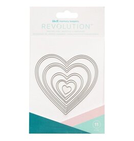 WE R MEMORY KEEPERS WE R MEMORY KEEPERS HEART REVOLUTION DIE SET