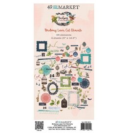 49 AND MARKET 49 AND MARKET BIRDSONG 6x12 LASER CUT ELEMENTS 95/PK