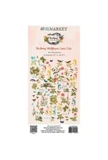 49 AND MARKET 49 AND MARKET BIRDSONG 6x12 LASER CUT WILDFLOWER 95/PK