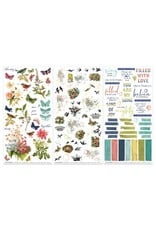 49 AND MARKET 49 AND MARKET BIRDSONG ESSENTIALS 6x12 RUB-ON TRANSFER SET 3/PK