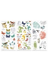 49 AND MARKET 49 AND MARKET BIRDSONG BLENDABLE 6x12 RUB-ON TRANSFER SET 3/PK