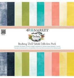 49 AND MARKET 49 AND MARKET BIRDSONG SOLIDS 12x12 COLLECTION PACK